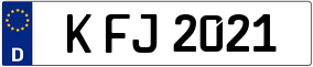 Truck License Plate